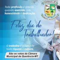 1º de Maio Dia do Trabalhador, parabéns a todos.