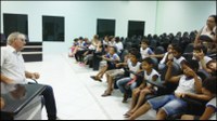 Câmara de Vereadores recebe visita de alunos da Escola Estadual Querência.