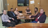 Chefe do legislativo, vereador e demais servidores participam de audiência junto ao TCU.