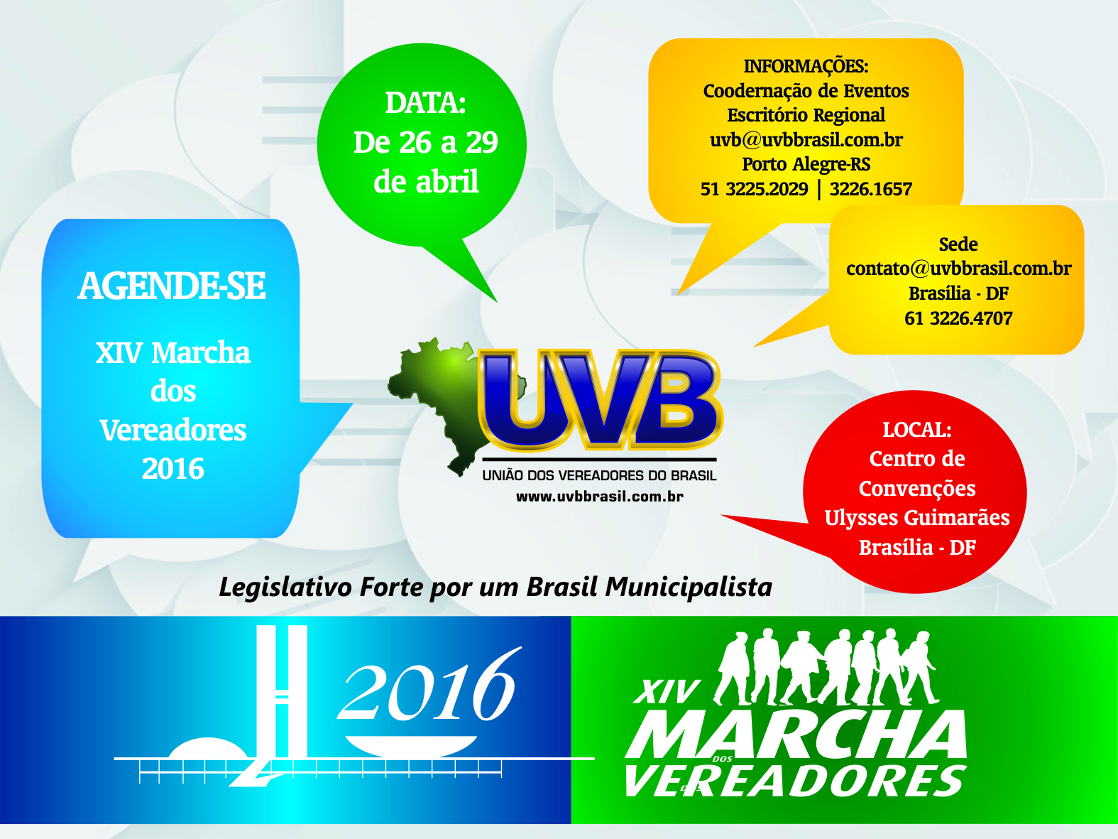 Inscrições para Marcha dos vereadores tem desconto até 15 de abril