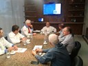 Presidente Telmo Brito participa de reunião com o governador PedroTaques e prefeito eleito Fernando Gorgen
