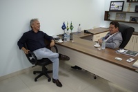 Presidente Telmo Brito recebeu a visita do empresário Jenovan Rios, vereador por 3 mandatos e pré-candidato a Deputado Estadual