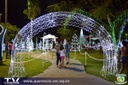 Querência - Praça Rotary Club e Lago bétis recebem decorações natalinas.