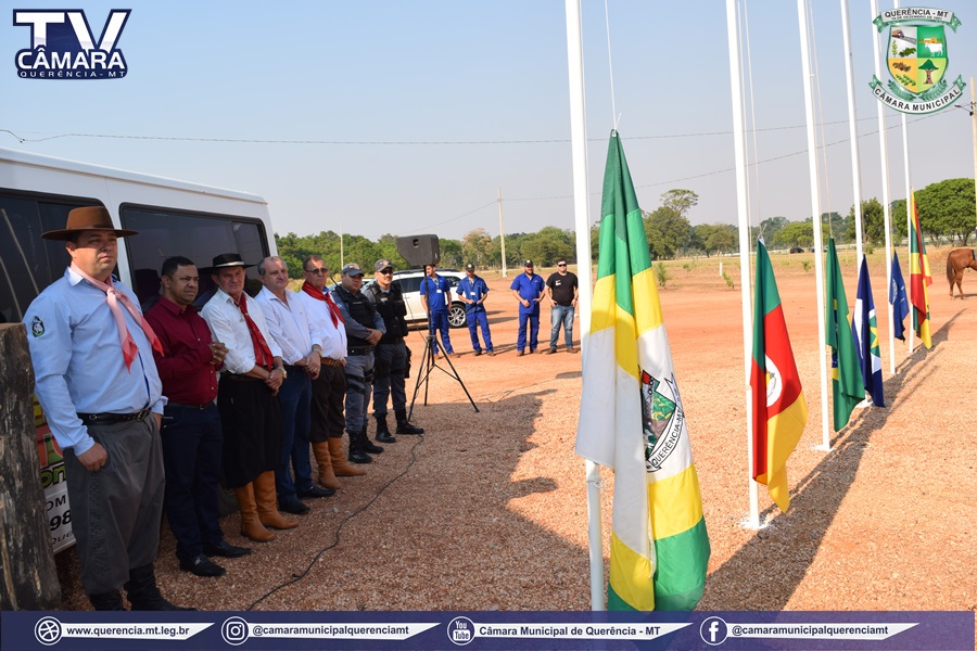 Semana Farroupilha em Querência tem a presença da Câmara de Vereadores.