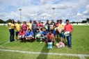 Vereador Celso da Retifica presente na abertura do Municipal de futebol 11.