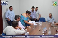 Vereadores de Querência se reúnem com autoridades políticas de Ribeirão Cascalheira.
