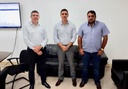 Vereadores Jean do Coutinho e Marcos Amorin são recebidos pelo consultor técnico do Tribunal de Contas em Cuiabá. Vereadores Jean do Coutinho e Marcos Amorin são recebidos pelo consultor técnico do Tribunal de Contas em Cuiabá.