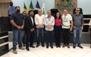 Vereadores Jean do Coutinho, Rozaine Presença e Adeal Carneiro participam de reunião de apresentação do projeto para pavimentar BR-243.