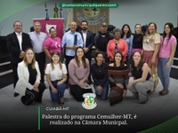 Vereadores prestigiam palestra do Cemulher-MT.