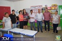 Vereadores visitam Escola Municipal, fiscalizam obras e realiza doação de computador para sala de articulação.