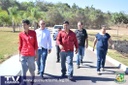 Vereadores visitam obras no município de Querência.