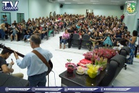 Vereador Marcos Amorin prestigia evento na Câmara Municipal.    