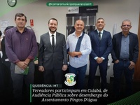 Vereadores de Querência participam de Audiência Pública em Cuiabá-MT