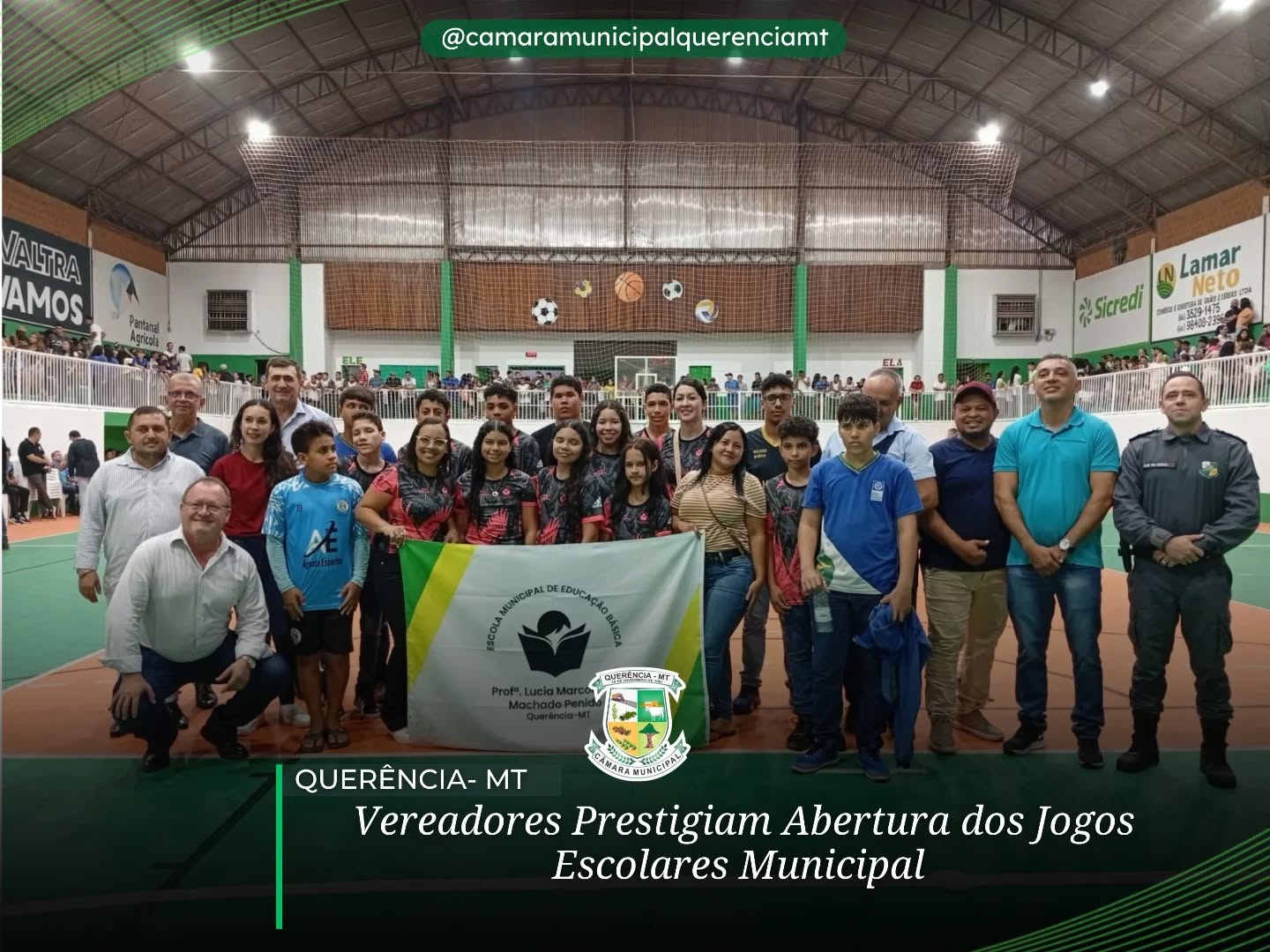  Vereadores prestigiam abertura dos Jogos Escolares Municipais  Vereadores prestigiam abertura dos Jogos Escolares Municipais 