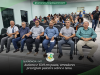 Vereadores prestigiam palestra sobre autismo e TDH.