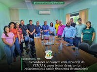 Vereadores se reúnem com a diretoria do FEMPAS para discutir a saúde financeira do município