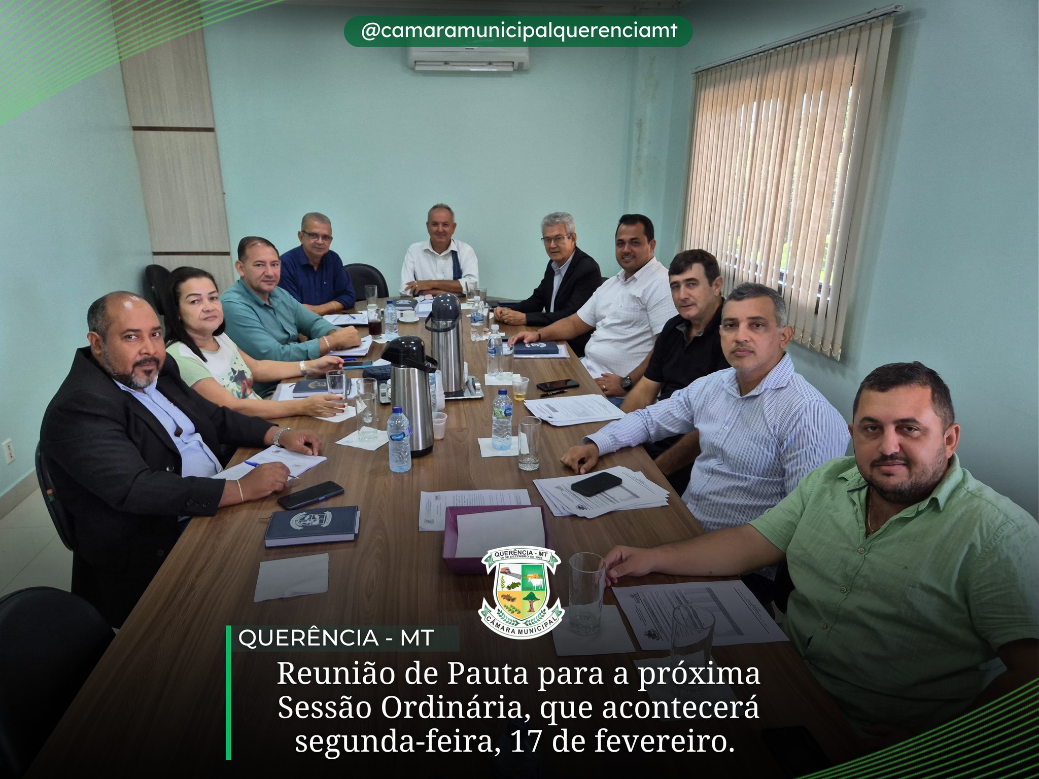 Vereadores se reúnem para debater os principais assuntos sobre da próxima sessão ordinária desta segunda-feira(14)